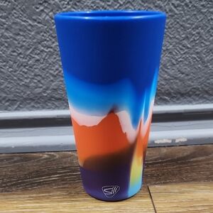 NWOT Silipint 22 oz Bomber Drippy Blue Red Orange White Purple
